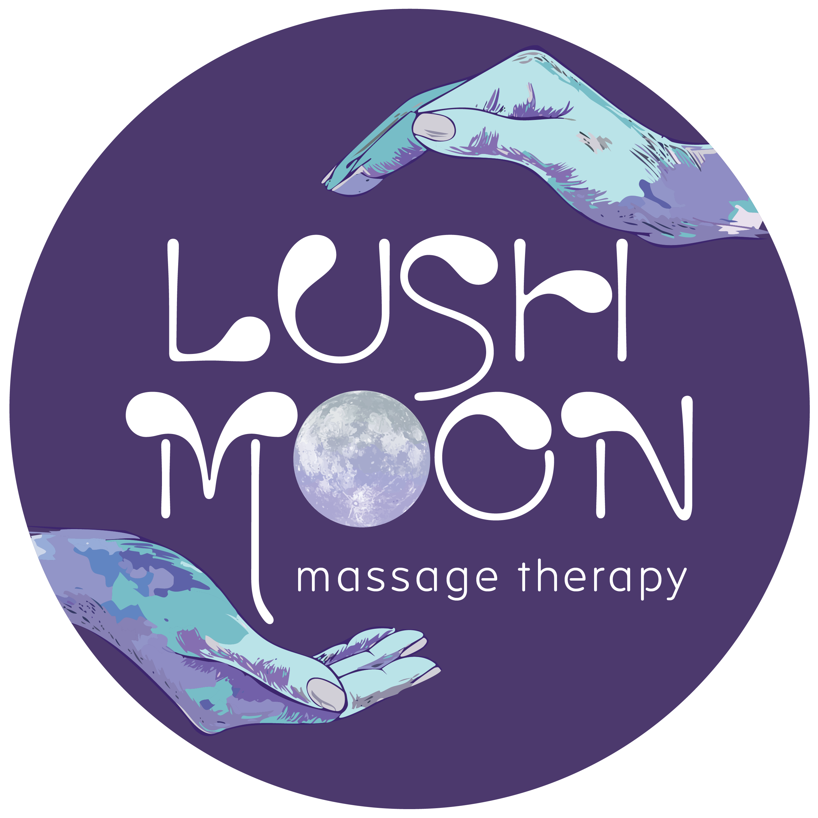 Lush Moon Massage Therapy logo